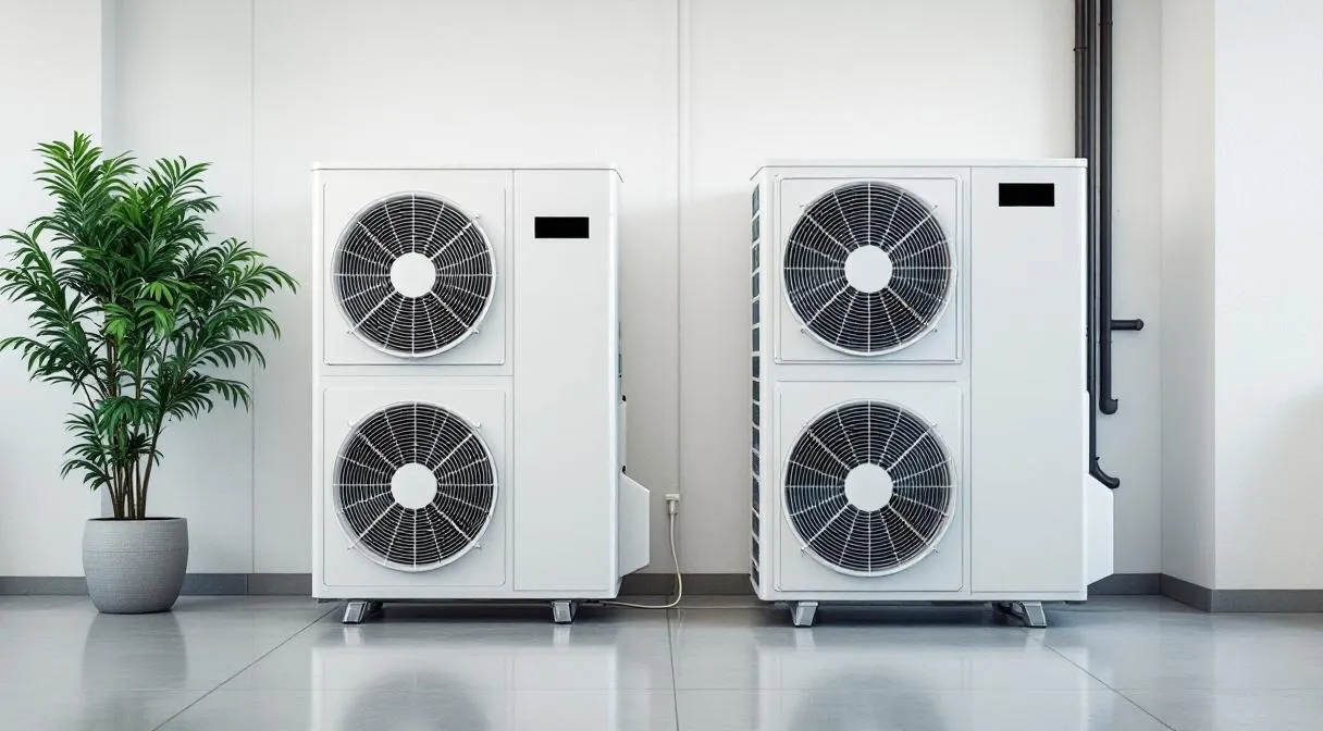 Comparatif pompe à chaleur air/eau et air/air : deux types d'unités côte à côte pour aider le choix